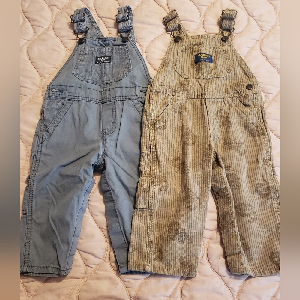 Baby boy size 12m overalls
